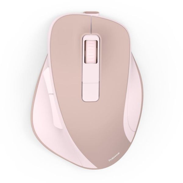 HAMA WM-500, Ergonomická bezdrôtová myš, ružová