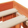 vidaXL Posteľ bez matraca voskovo hnedá 160x200 cm masívna borovica