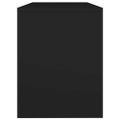 vidaXL Taburetka čierna 70x35x45 cm spracované drevo