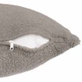 vidaXL Poťah na podložku 2 pcs HEERLEN Svetlosivá 40 x 40 cm Bouclé