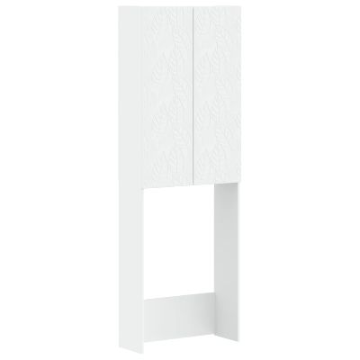 vidaXL Toaletná skriňa DELFT Biela 66 x 25,5 x 190 cm Kompozitné drevo