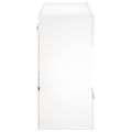 vidaXL TV nástenná skrinka s LED svetlami biela 78,5x30x60,5 cm