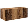 vidaXL TV nástenná skriňa 80 x 35 x 31 cm Staré drevo Kompozitné drevo