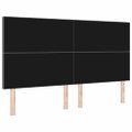 vidaXL LED hlavová doska Svetlosivá 180 cm Kordúrová tkanina