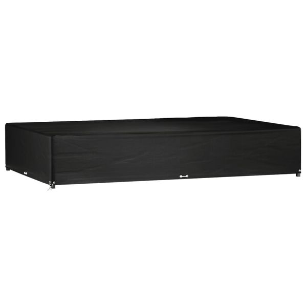 vidaXL Obal na záhradný nábytok 16 očiek 325x205x60 cm obdĺžnikový