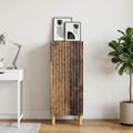 vidaXL Servírovacia skriňa Staré drevo 33 x 34,5 x 90 cm