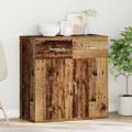 vidaXL Servírovacia skriňa Staré drevo 78 x 38 x 80 cm