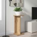 vidaXL Stojan na rastliny Dub artisan 25 x 25,5 x 60,5 cm