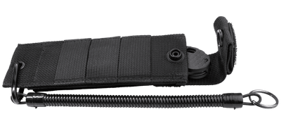 CRKT CR-D0010 Taco Viper® čierne nylonové puzdro 17,8 cm, karabína, elastická pružina