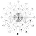 vidaXL Nástenné hodiny s pohonom Quartz moderný dizajn 50 cm