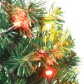vidaXL Vianočné stromčeky k chodníku 6 ks viacfarebné LED 45 cm PVC