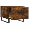 vidaXL Konferenčné stolíky 2 ks dymový dub 50x50x40cm kompozitné drevo