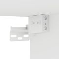 vidaXL TV nástenné skrinky s LED svetlami 2 ks biele 80x35x31 cm