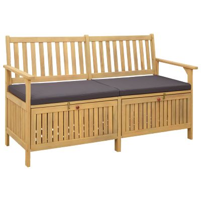 vidaXL Úložná lavička 2 -Seater 148 x 63 x 84 cm Obdĺžnikový