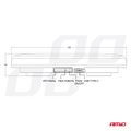 Bezdrôtová svetelná lišta LED R65 R10 326x186x63 26W 12/24V AMiO-04369