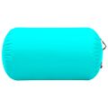 vidaXL Nafukovací gymnastický valec s pumpou 100x60 cm PVC zelený