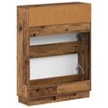 vidaXL Skriňa na topánky HOORN 78 x 24 x 100 cm Kompozitné drevo