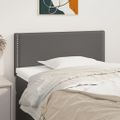 VidaXL Čelo postele sivé 90x5x78/88 cm umelá koža