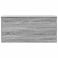 vidaXL Úložný box sivý sonoma 100x42x46 cm kompozitné drevo