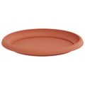 vidaXL Kvetináče 6 ks Tehlovo červená Ø 34 x 28 cm Plast