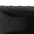 vidaXL Záhradné kvetináče kolieska 2 ks čierne 107x32x38 cm polyratan