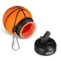 Skladacia silikónová fľaša NILS Camp NC4104 550ml basketbal
