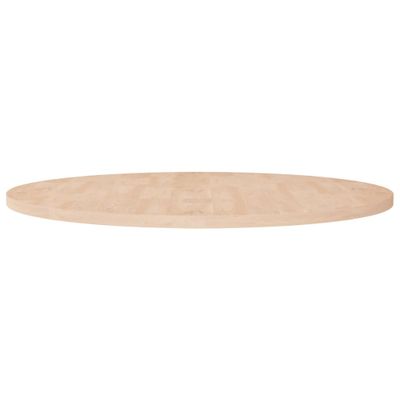 vidaXL Okrúhla stolová doska Ø90x2,5 cm neošetrený dubový masív
