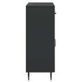 vidaXL Servírovacia skriňa Čierna 66 x 34,5 x 89,5 cm Kompozitné drevo