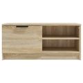 vidaXL TV stolíky 2 ks dub sonoma 80x35x36,5 cm spracované drevo