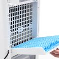 vidaXL Mobilný ochladzovač vzduchu 3-v-1, bielo čierny 61x31x27mm 65 W