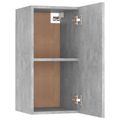 vidaXL | Nástenný TV kabinet | 2 pcs Betónová šedá 31 x 30 x 60 cm