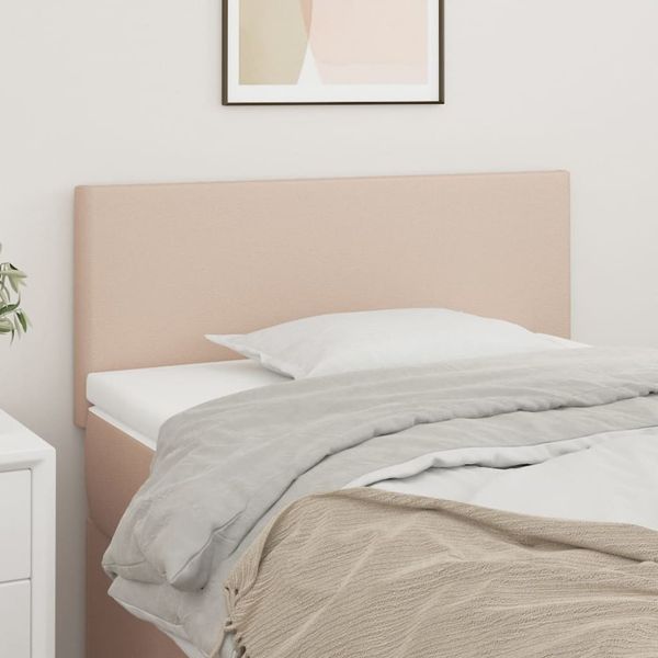 VidaXL Čelo postele kapučínové 90x5x78/88 cm umelá koža