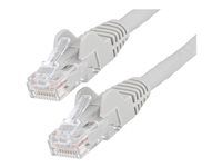 Kategória 6 - 24AWG (N6LPATCH2MGR) - Patch kábel - RJ-45 (M) na RJ-45 (M) - 2 m - 6 mm - UTP - CAT 6 - prevedenie bez hrbolčekov - sivá