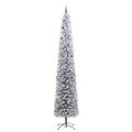 vidaXL Umelý vianočný stromček Zelená 270 cm PVC, oceľ a plast