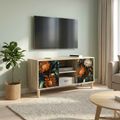 vidaXL TV skrinka LOCHEM 102 x 33 x 50 cm Sonoma Kompozitné drevo
