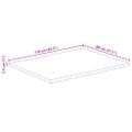 vidaXL Stolová doska 110x80x2,5 cm živý okraj masívne mango