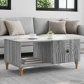 vidaXL Konferenčný stolík Sivá sonoma 90 x 50 x 40 cm Kompozitné drevo