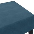 vidaXL Podnožka modrá 77x55x31 cm zamat