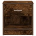 vidaXL Nočné skrinky 2 ks so zásuvkou dymový dub 39x28x41 cm
