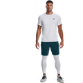 Kompresné legíny HG Armour Leggings White - Under Armour, veľkosť M, veľkosť oblečenia M