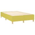 vidaXL Posteľný rám s boxspringom zelená 120x200 cm látka