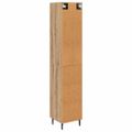 vidaXL Highboard Remeselný dub 34,5 x 34 x 180 cm Kompozitné drevo