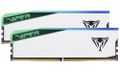 Patriot Viper Elite 5/DDR5/48GB/6000MHz/CL42/2x24GB/RGB/White Operacní pamet, DDR5, 48GB (2× 24GB kit), 6000MHz, CL42, 1,35V, s chladicem, bílá