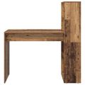 vidaXL Stôl Staré drevo Kompozitné drevo 113 x 54 x 120 cm