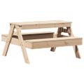 vidaXL Piknikový stôl pre deti 88x97x52 cm borovicový masív