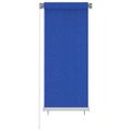 vidaXL Vonkajšia zatemňovacia roleta 65 (Š) x 140 (V) cm modrá HDPE