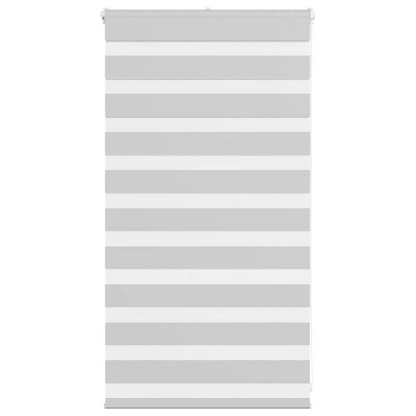 vidaXL Zebra roleta svetlosivá 80x100 cm šírka látky 75,9 cm polyester