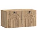 vidaXL Nástenná TV skrinka 59,5 x 31 x 30 cm Dub artisan