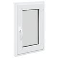 vidaXL Otočné a sklopné okno do suterénu RISOR 50 x 75 cm PVC a sklo