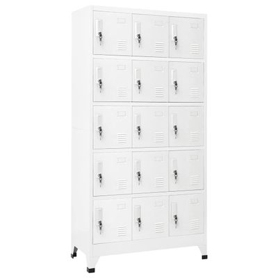 vidaXL Uzamykacia skriňa bledosivá 90x40x180 cm oceľová